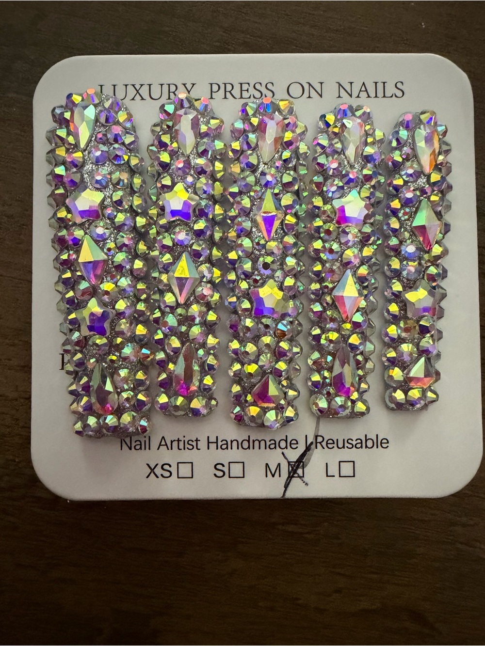 - NEW Iridescent Crystal Gem Accents